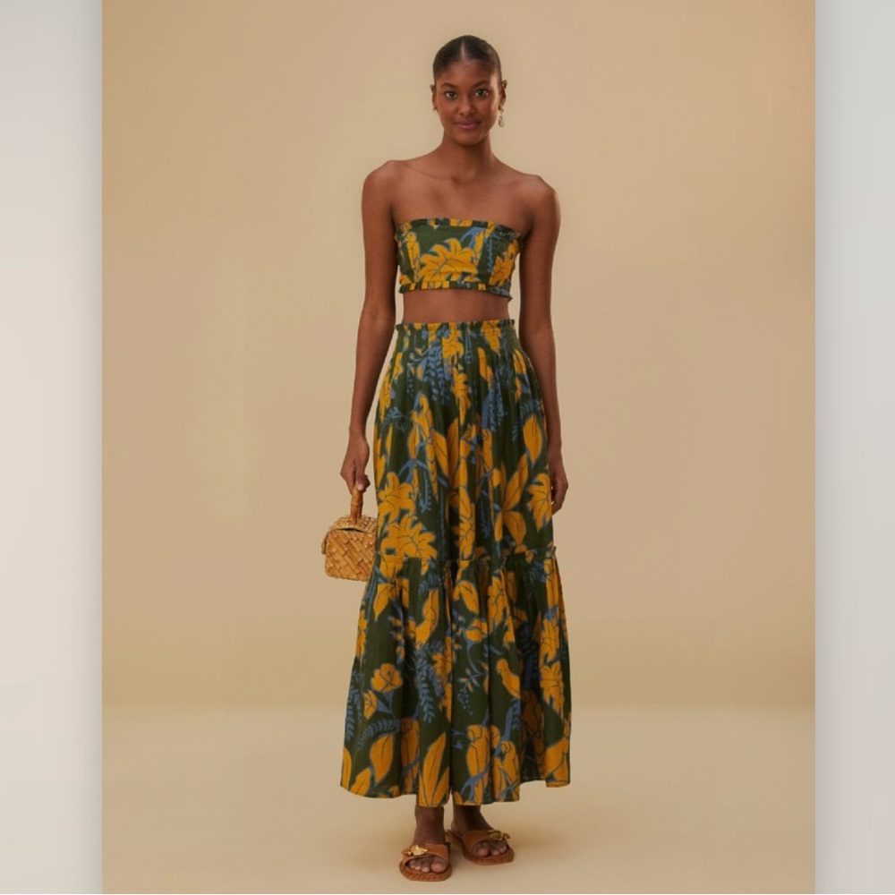 FARM Rio Crop Top & Midi Skirt